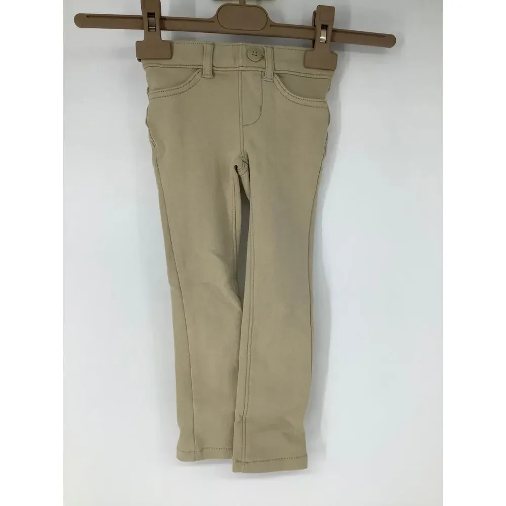 The Children's Place 4 Sandy Uniform Ponte Knit Pull On Slim Jeggings OS35-13